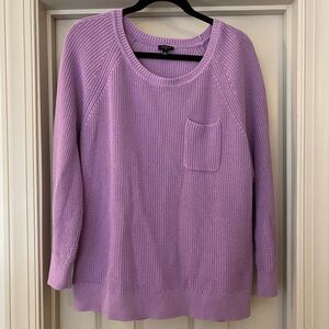 Talbots Lilac Crew Neck Sweater